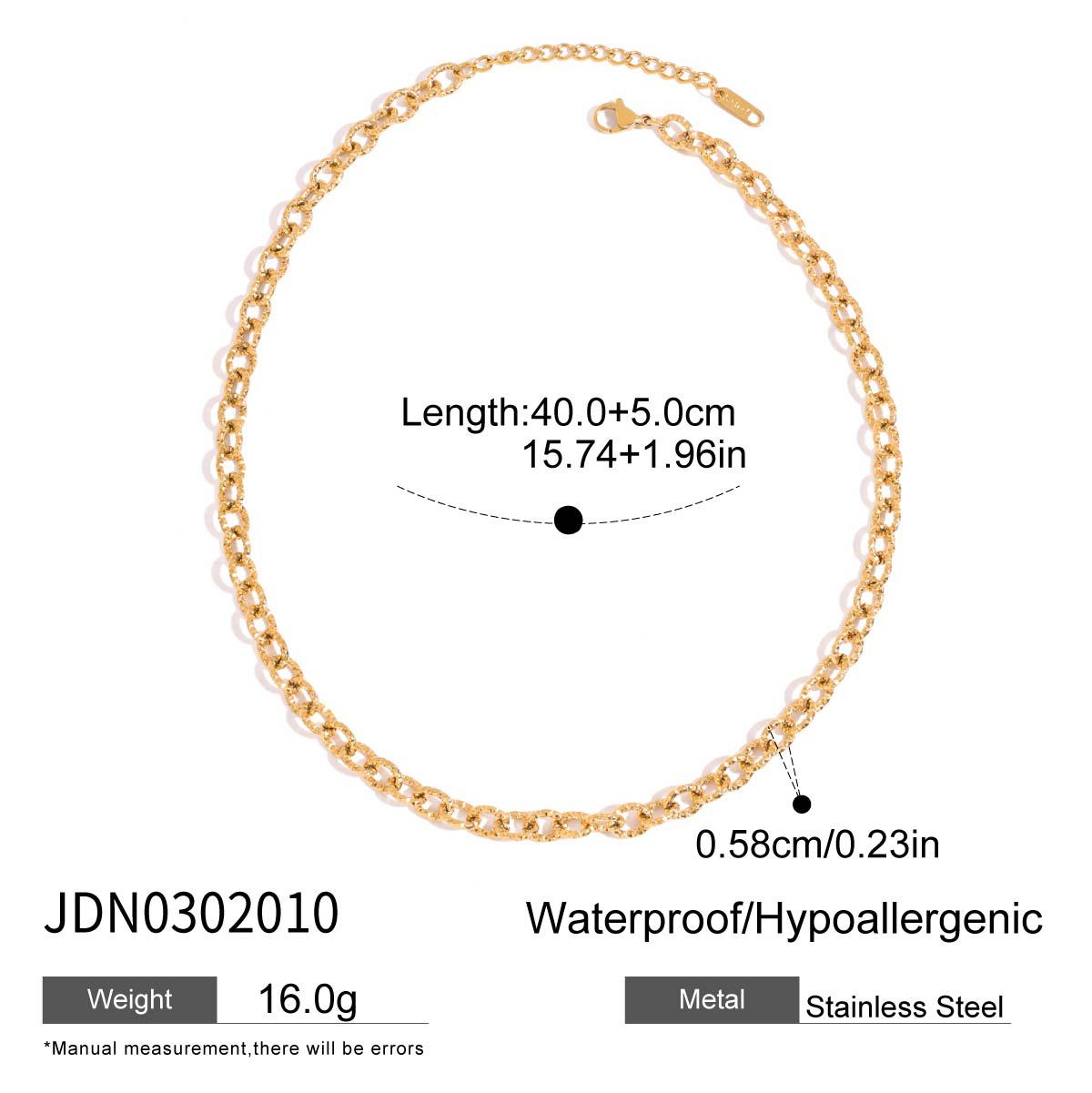 Crystal Titanium Steel Necklace