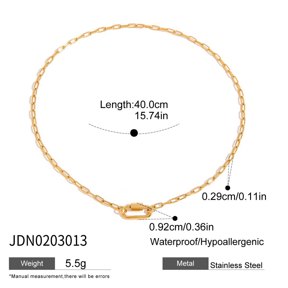 Titanium Steel Collarbone Chain – Sleek & Luxe