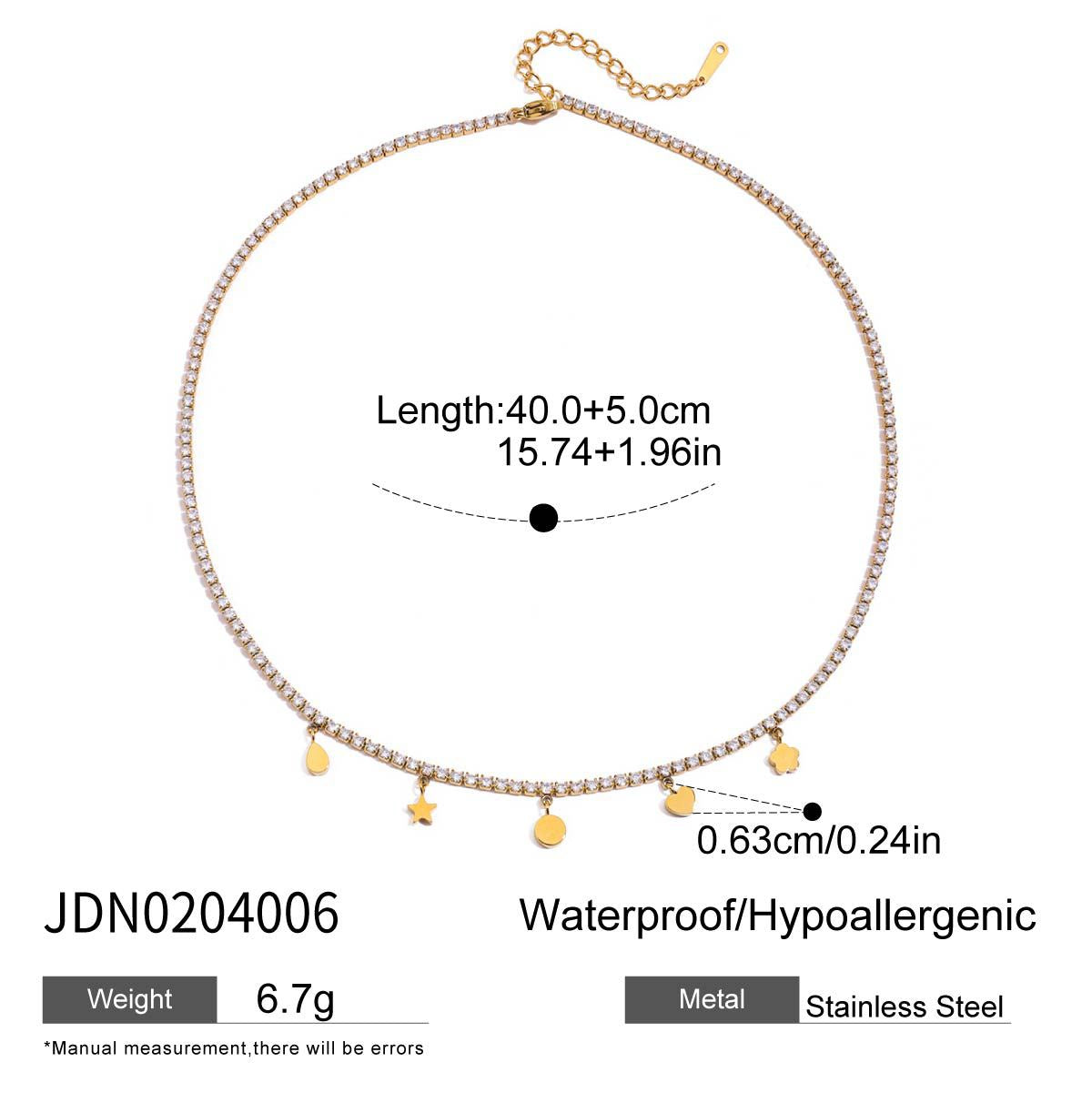 Titanium Steel Collarbone Chain – Sleek & Luxe