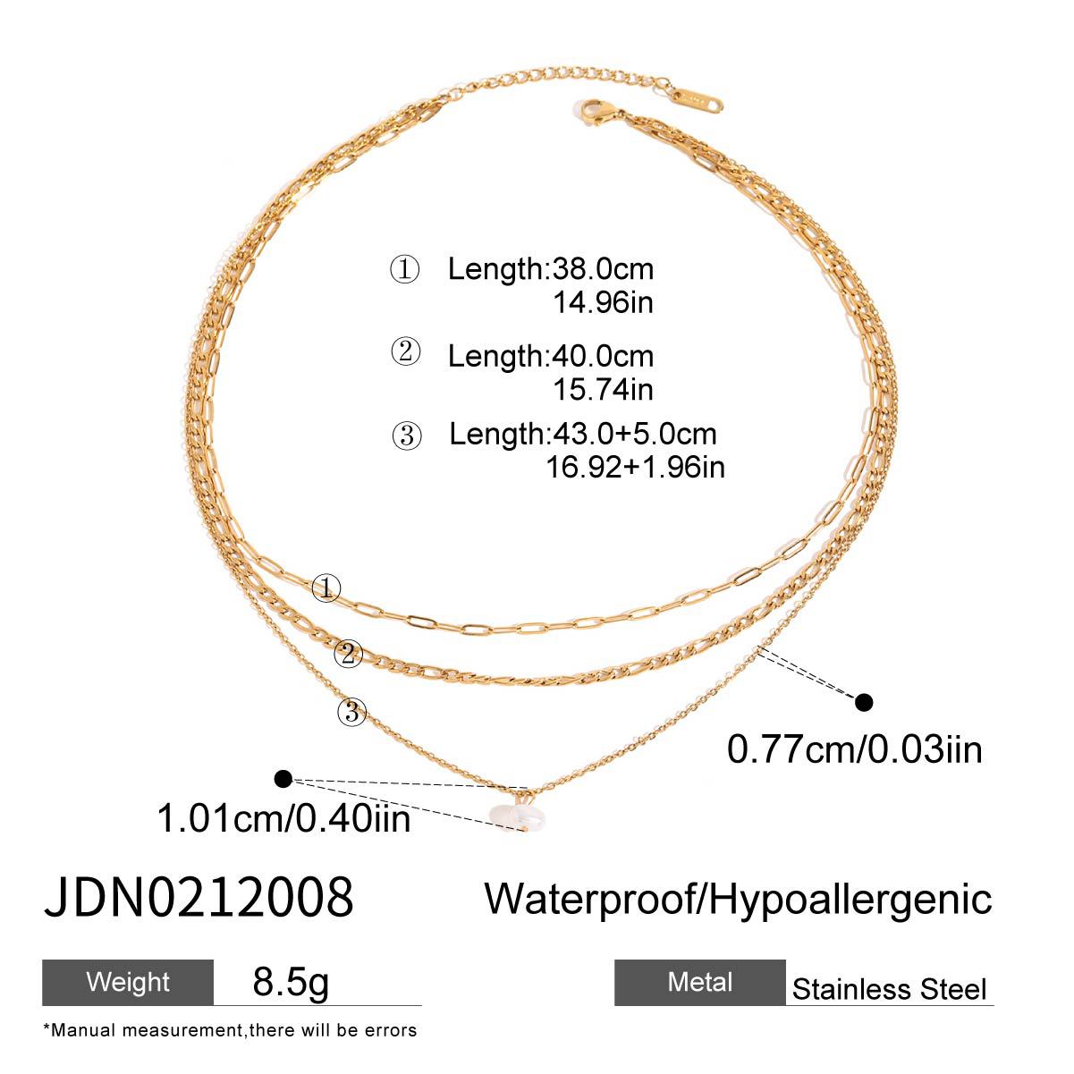 Layered Gold Necklaces Set - Stylish Chain Jewelry for Women
