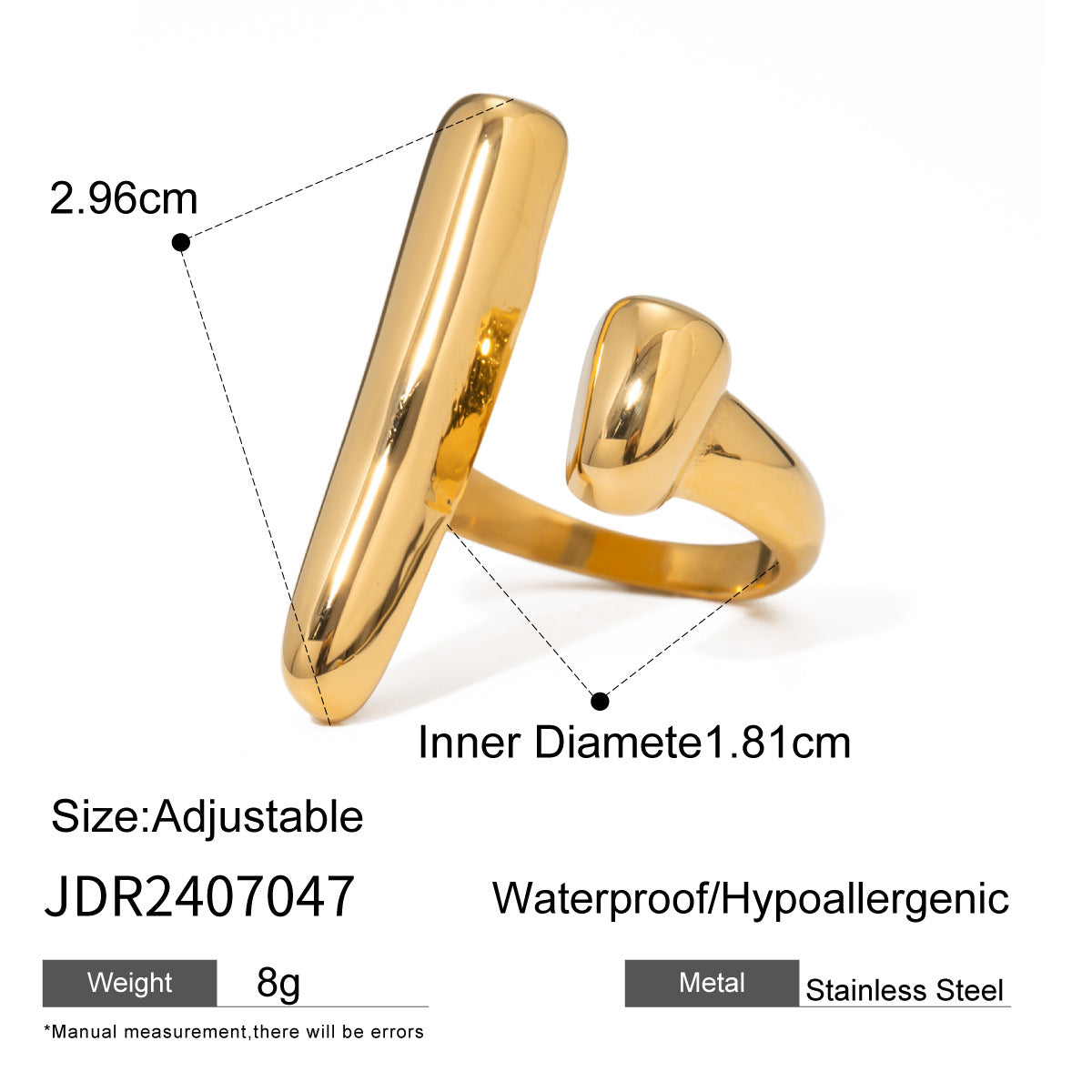 Pearl Cluster Ring & Abstract Spiral Joint Ring Set – Sculptural Statement Rings for Women