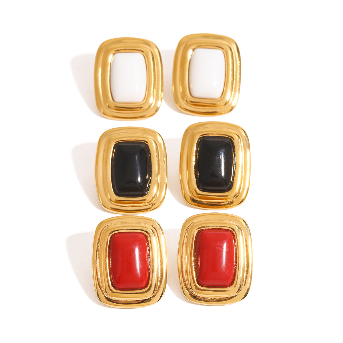 Vintage Stainless Steel Earrings