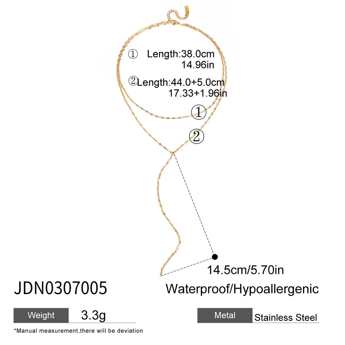 Dainty Gold Y - Necklace for Women | Elegant Layering Jewelry