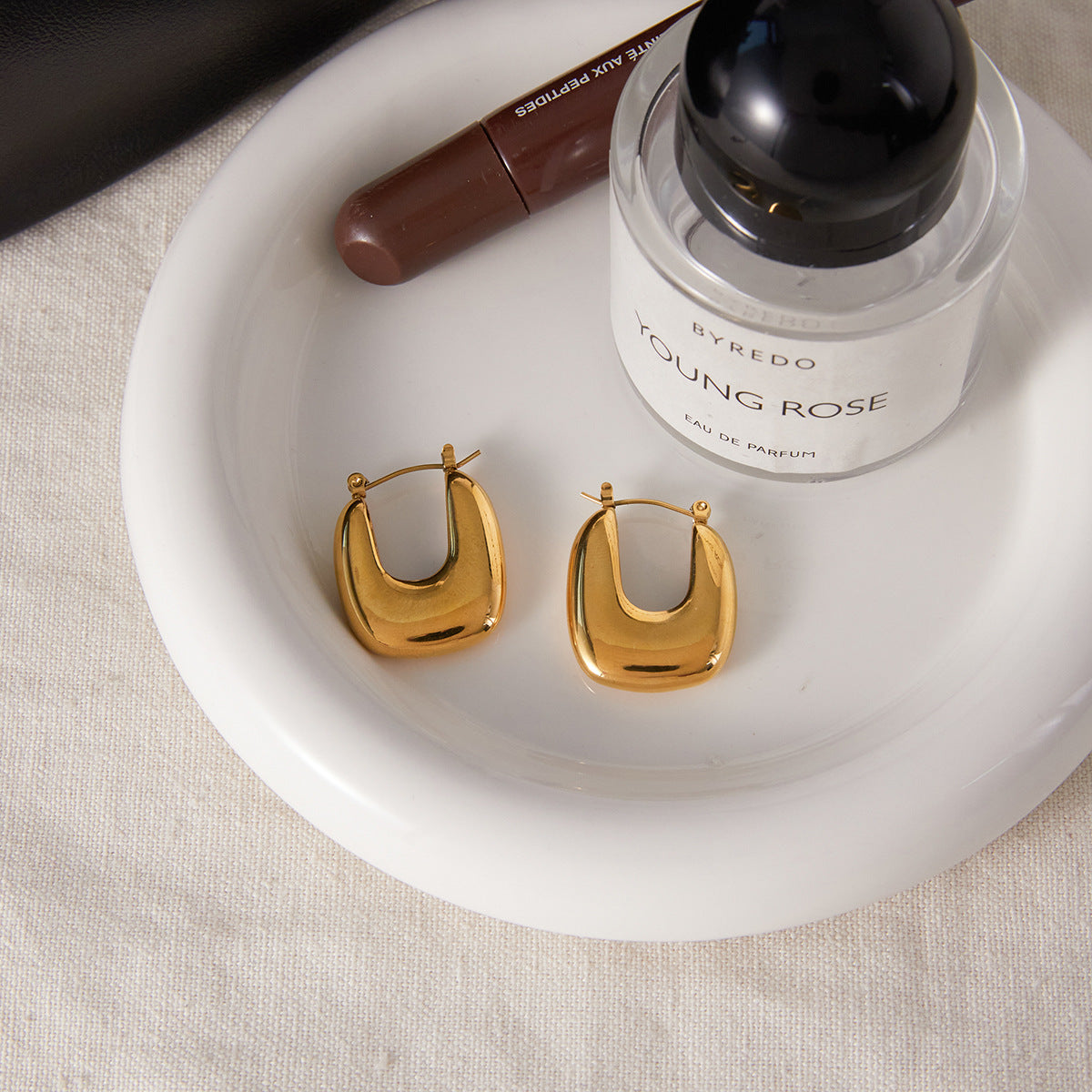 Gold - Plated Hoop Earrings for Women