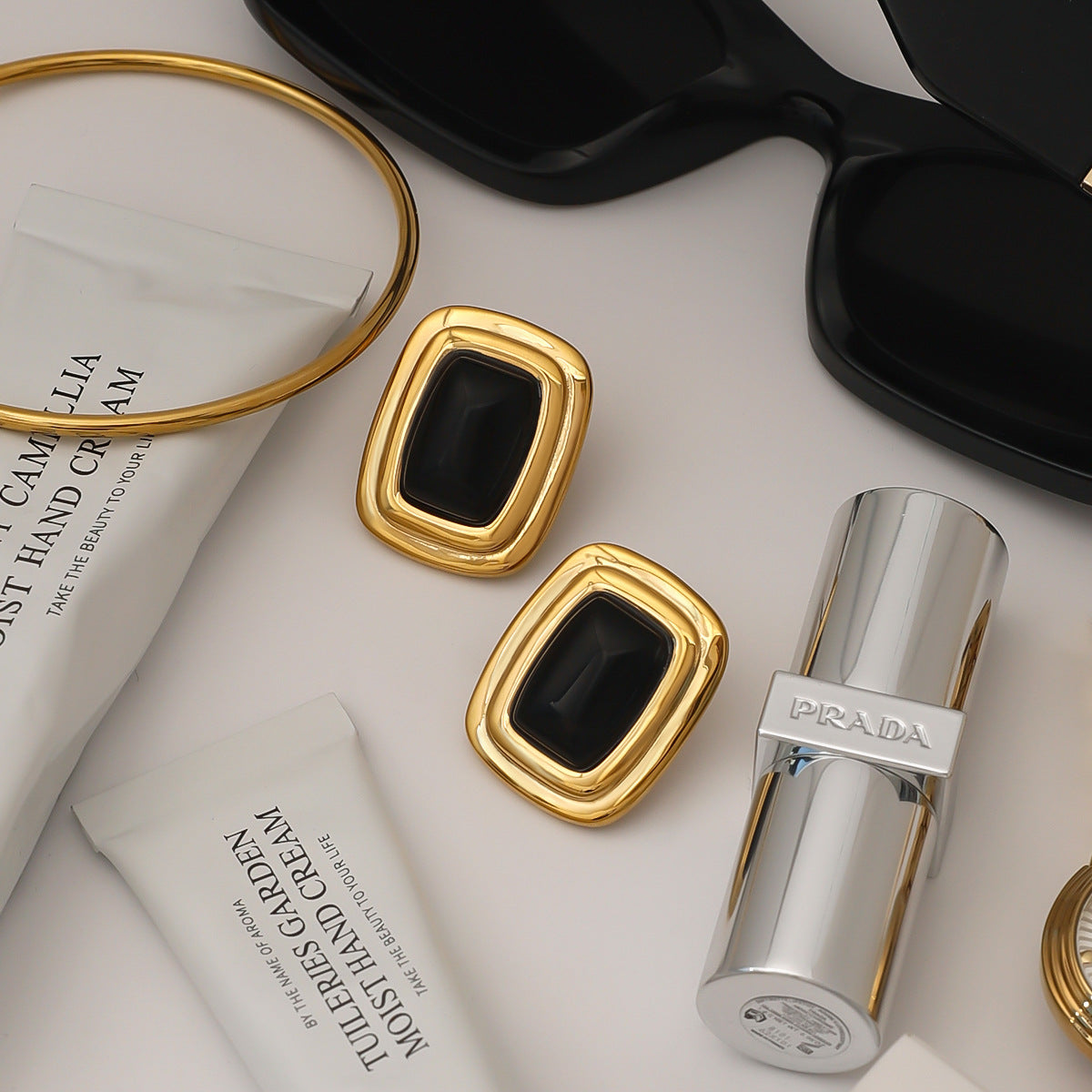 Vintage Stainless Steel Earrings