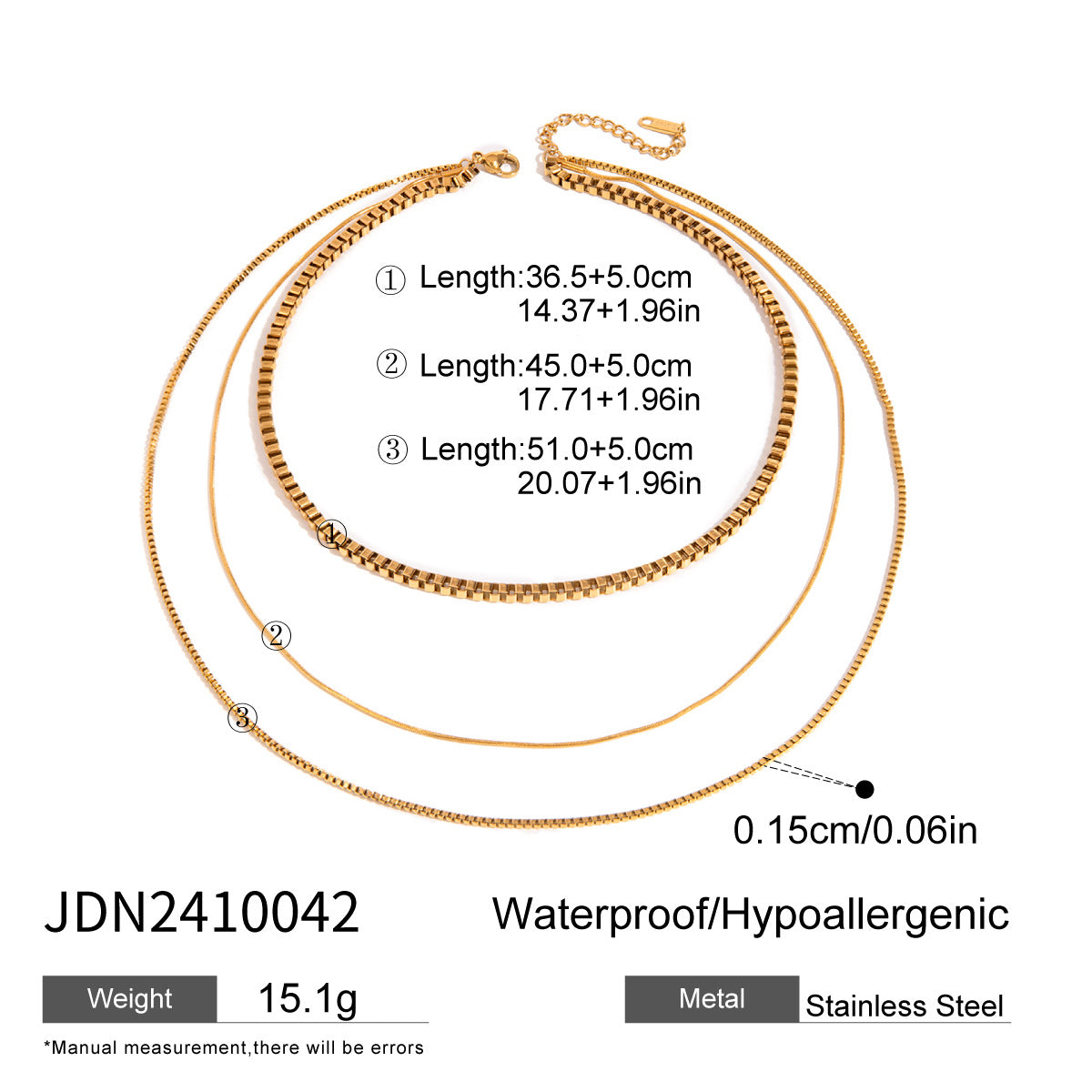 Layered Gold Necklaces Set - Stylish Chain Jewelry for Women