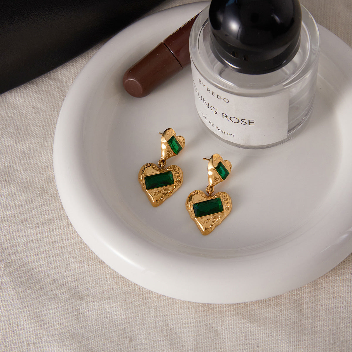 Stainless Steel Heart Earrings