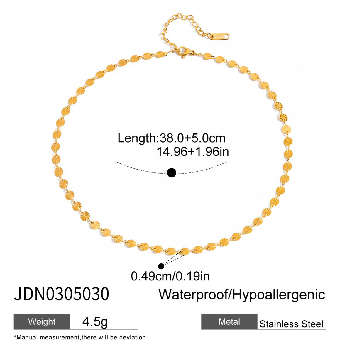 Layered Gold - Tone Necklace with Pendant