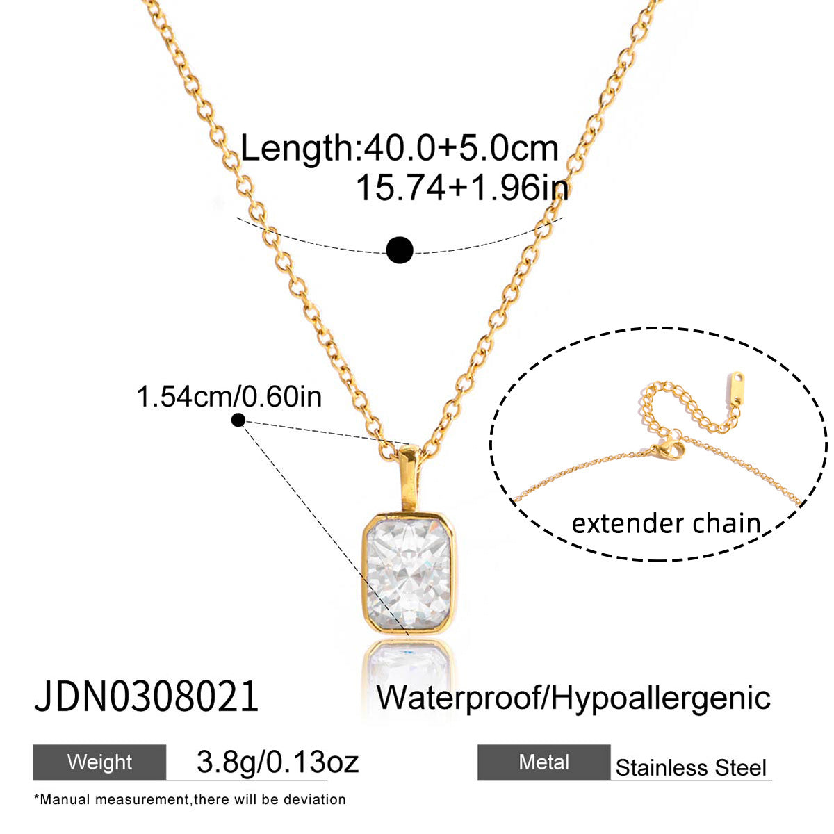 Solitary Diamond Pendant Necklace -- Exquisite and Elegant Jewelry