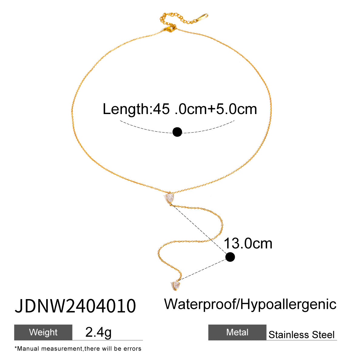 Multi - charm Dangling Necklaces | Delicate Gold - toned Jewelry