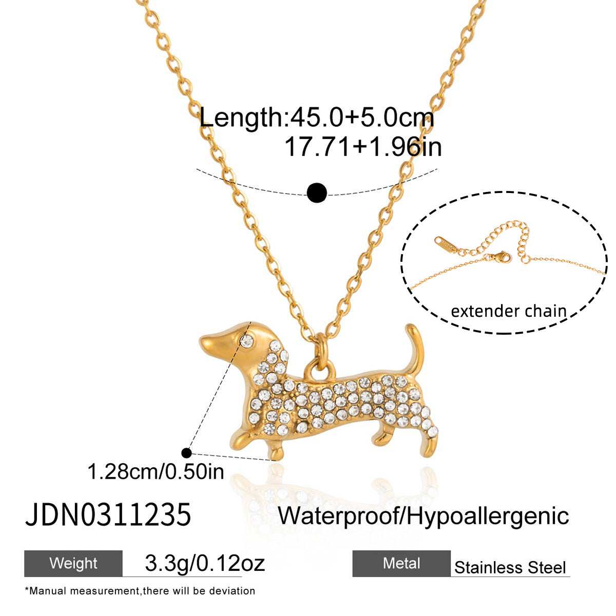 Dazzling Pet - themed Gold - plated Pendants with Crystals