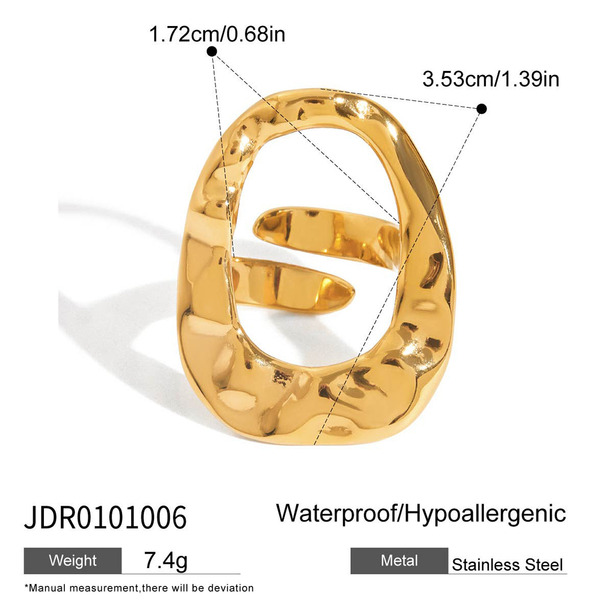 Pearl Cluster Ring & Abstract Spiral Joint Ring Set – Sculptural Statement Rings for Women