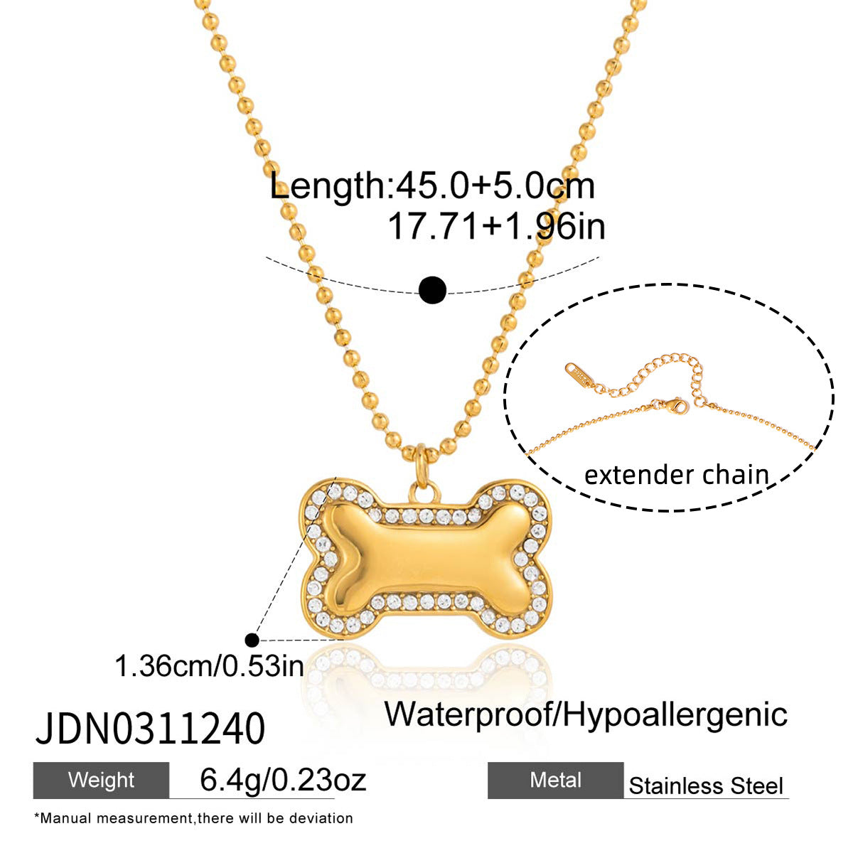 Dazzling Pet - themed Gold - plated Pendants with Crystals