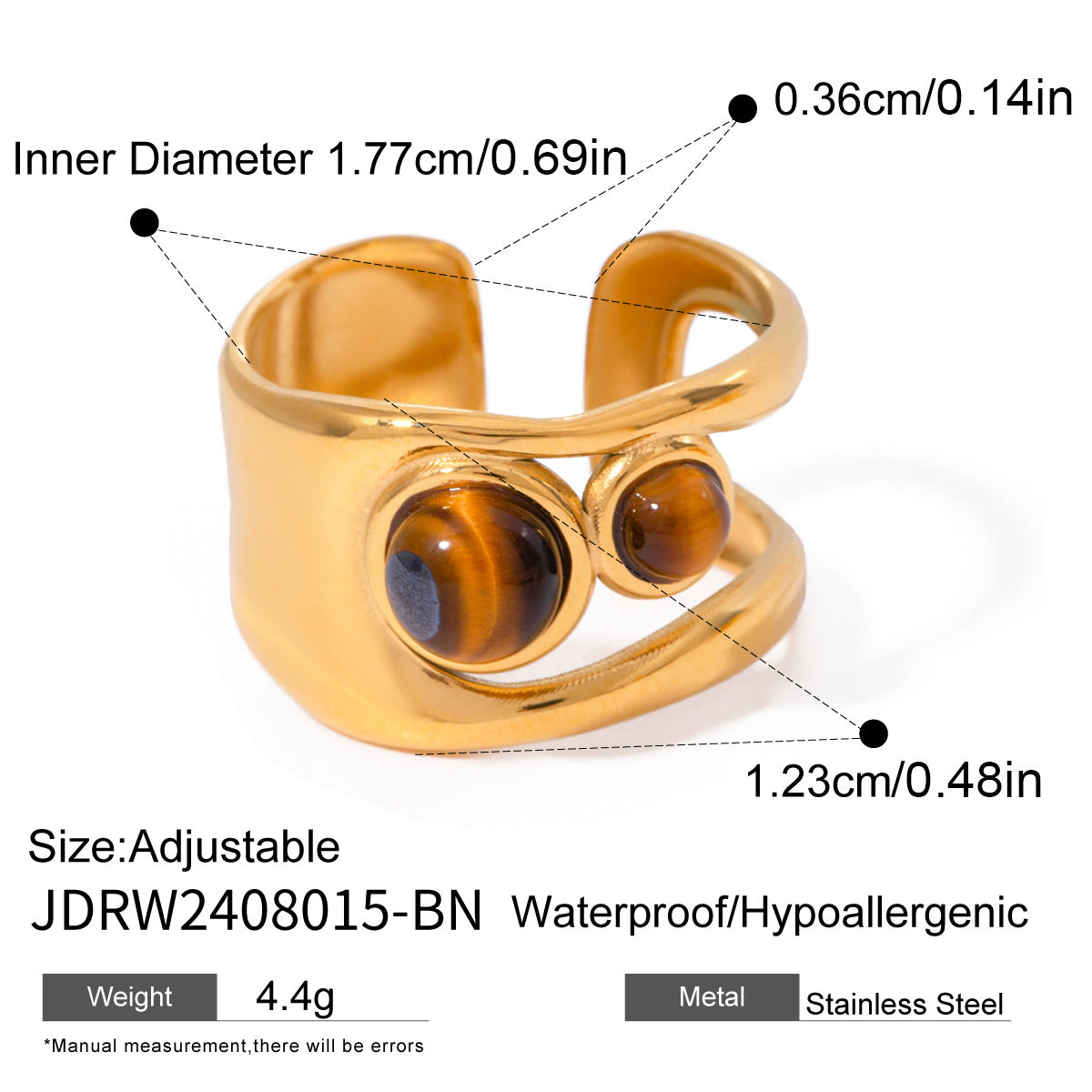 Pearl Cluster Ring & Abstract Spiral Joint Ring Set – Sculptural Statement Rings for Women