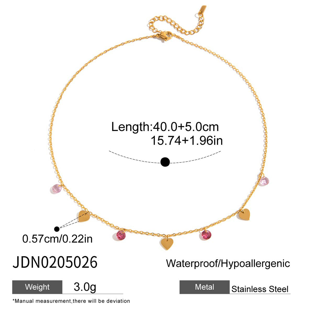 Layered Heart - Pendant Gold - Tone Necklaces