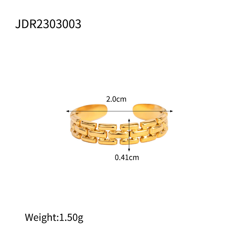 Stackable Rings Set – Textured, Geometric & Floral Designs for Women