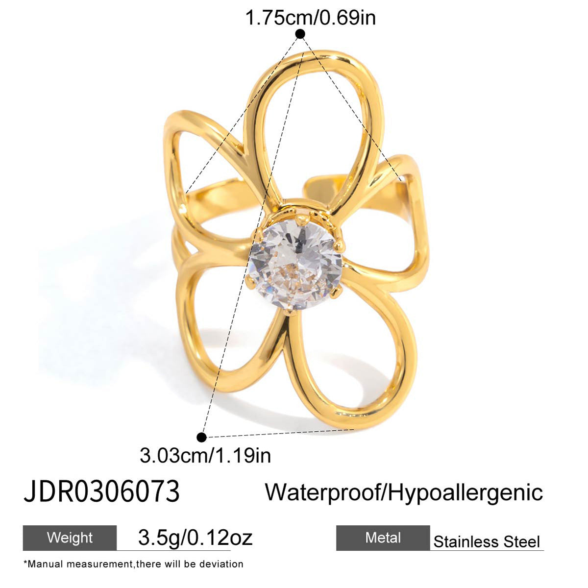 Gold-Tone Stackable Ring Set – Twisted, Snake, Bow Designs with Crystal Accents