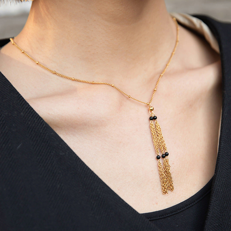 Dainty Gold Y - Necklace for Women | Elegant Layering Jewelry
