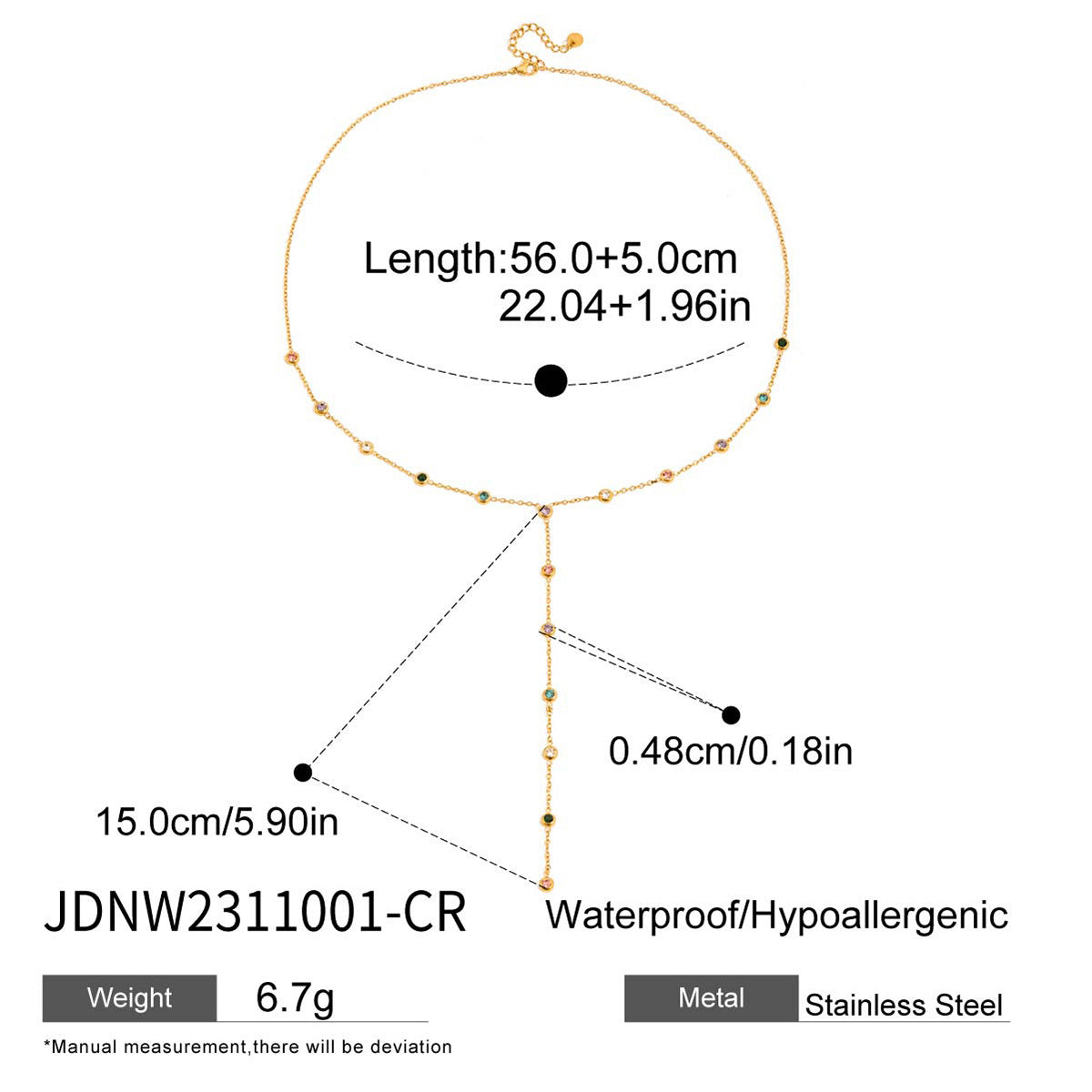 Multi - charm Dangling Necklaces | Delicate Gold - toned Jewelry