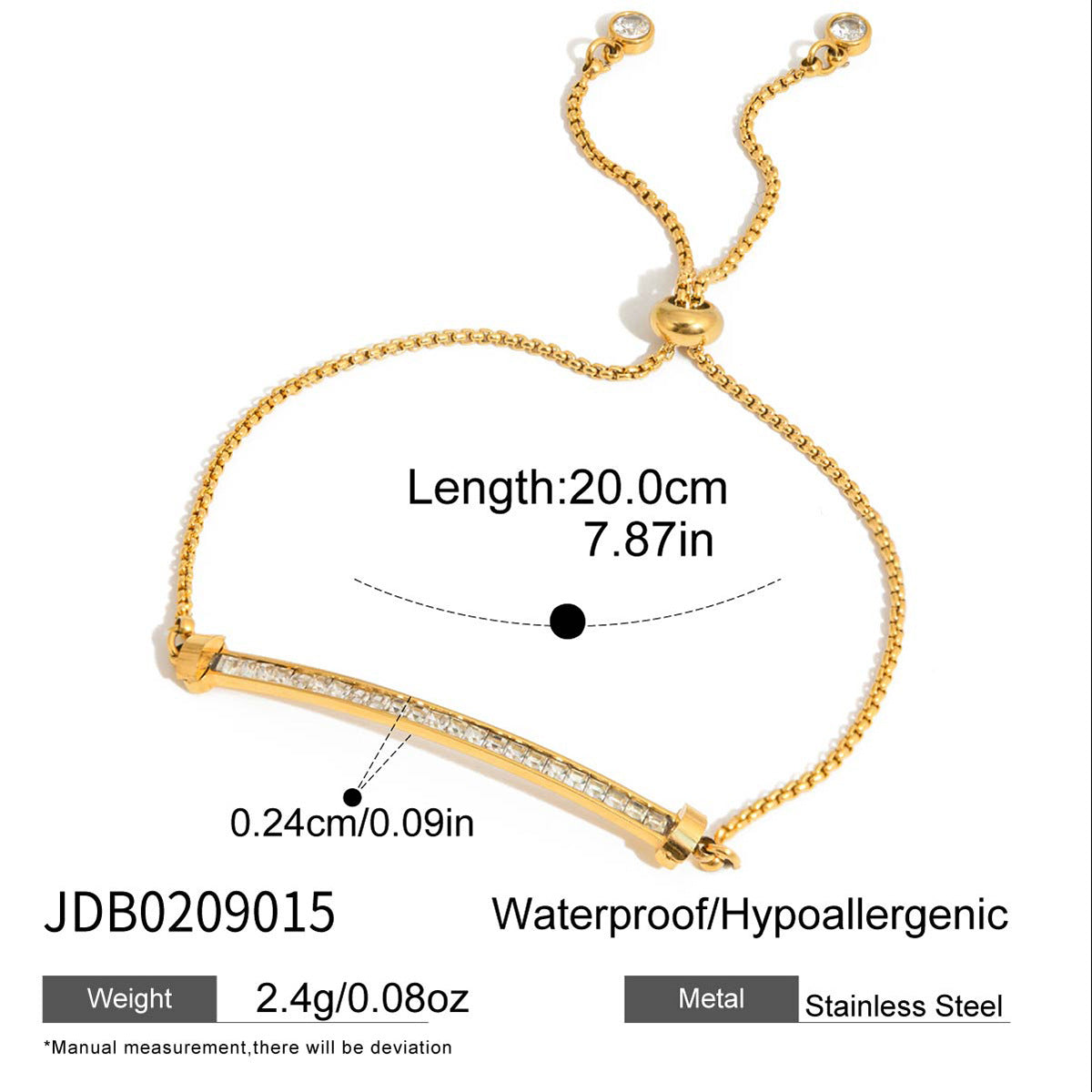 Layered Diamond - Embellished Bracelets for Women