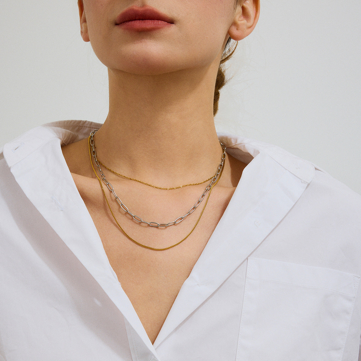 Layered Gold Necklaces Set - Stylish Chain Jewelry for Women