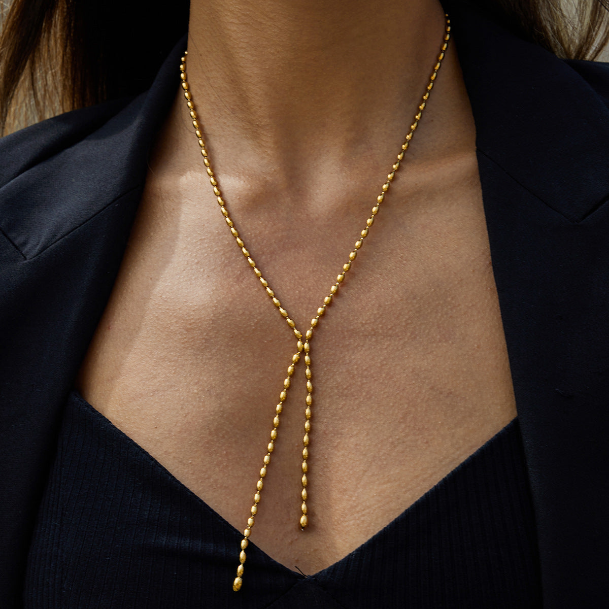 Dainty Gold Y - Necklace for Women | Elegant Layering Jewelry