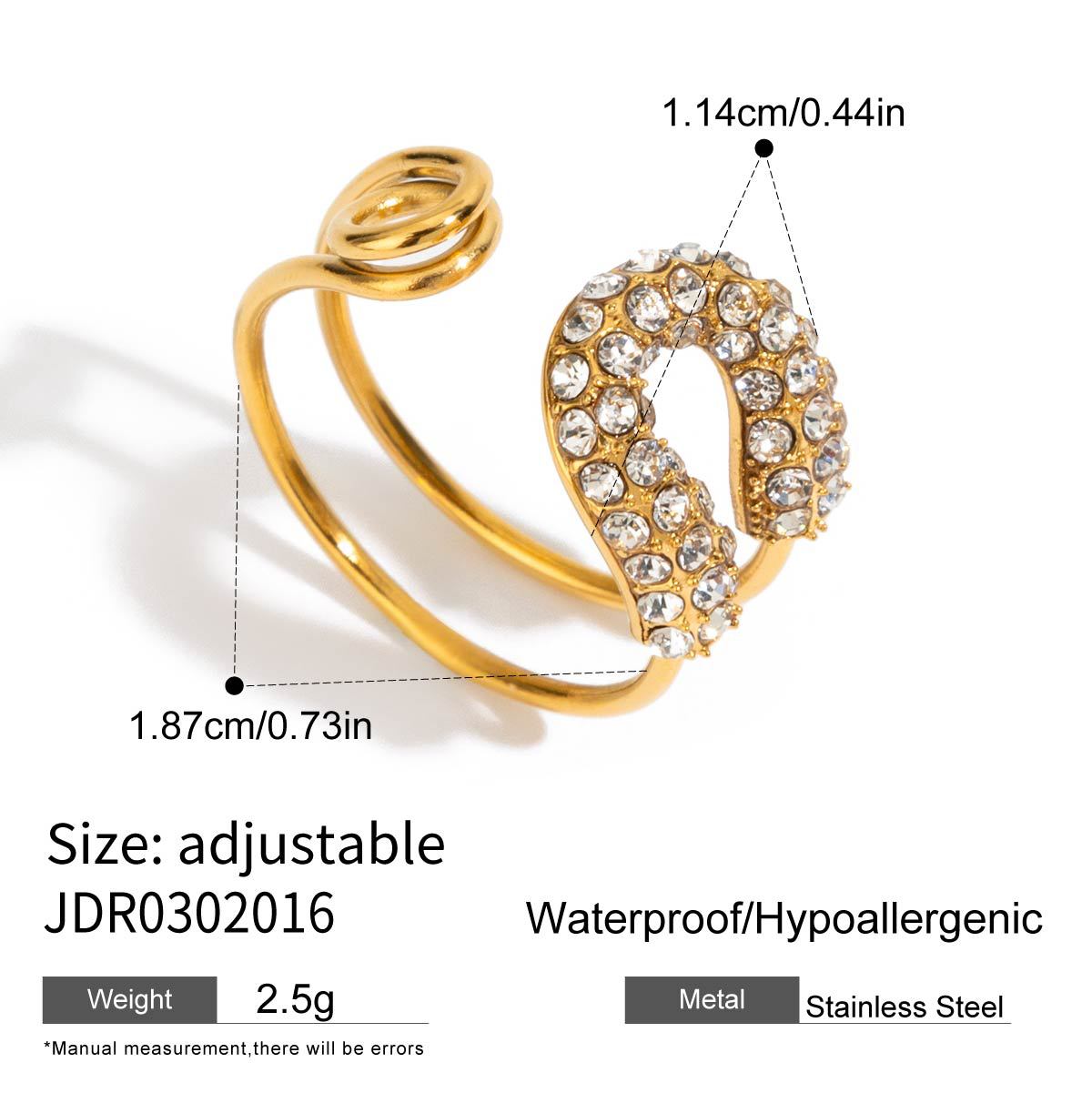 Statement Ring Set – Sculptural Knot, Abstract Figure & Twisted Band for Women