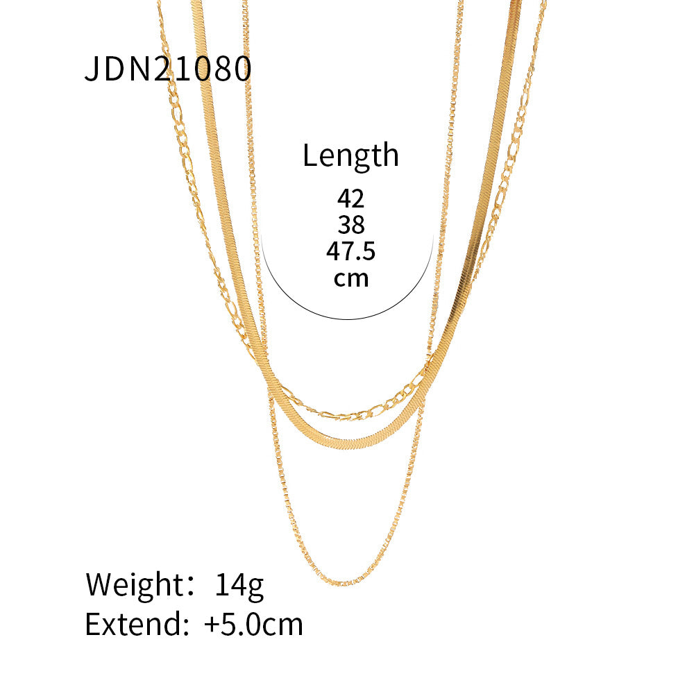 Layered Gold Necklaces Set - Stylish Chain Jewelry for Women