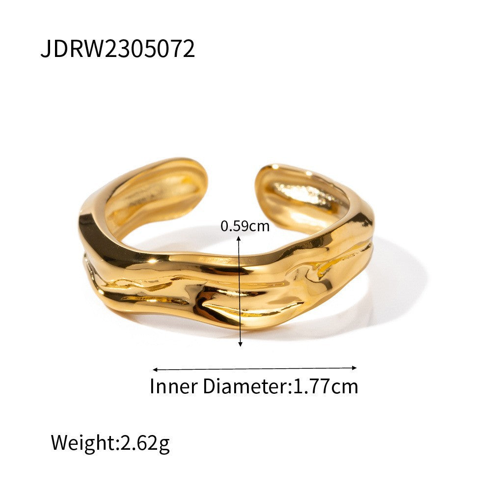 Stackable Rings Set – Textured, Geometric & Floral Designs for Women