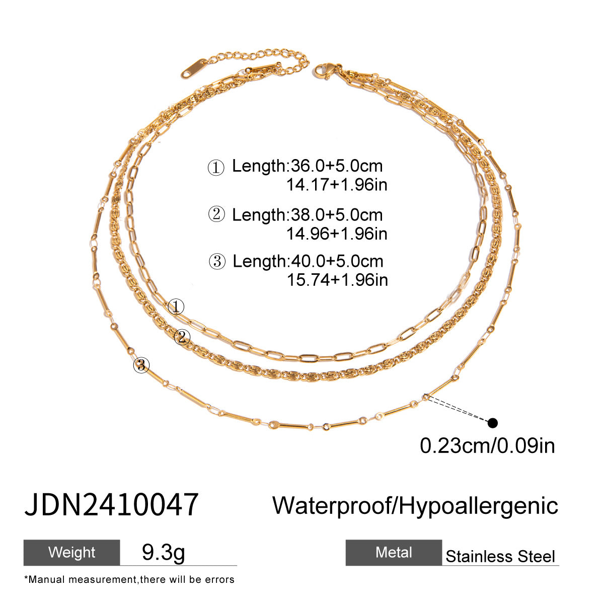 Layered Gold Necklaces Set - Stylish Chain Jewelry for Women