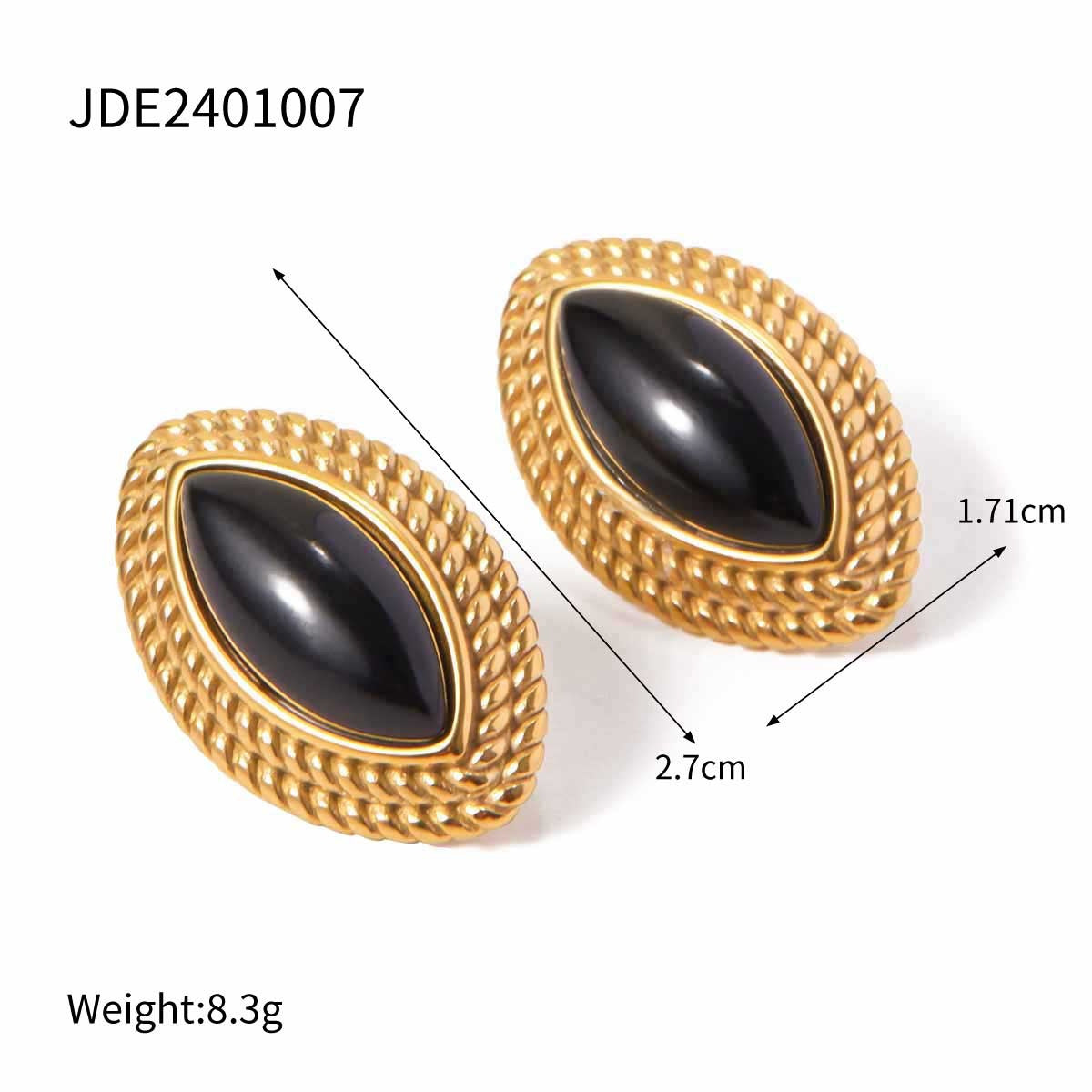 Vintage-style Stainless Steel Earrings