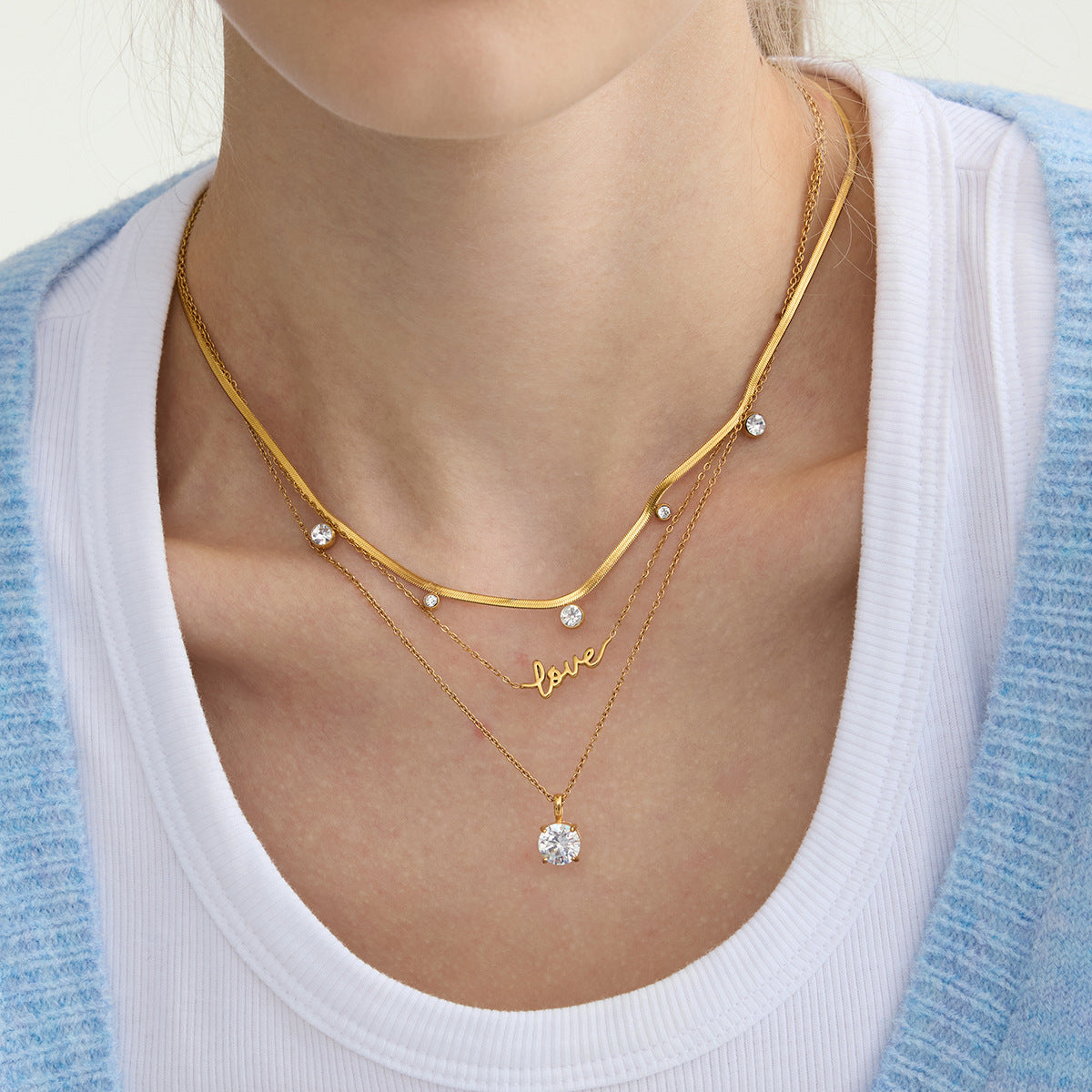 Solitary Diamond Pendant Necklace -- Exquisite and Elegant Jewelry