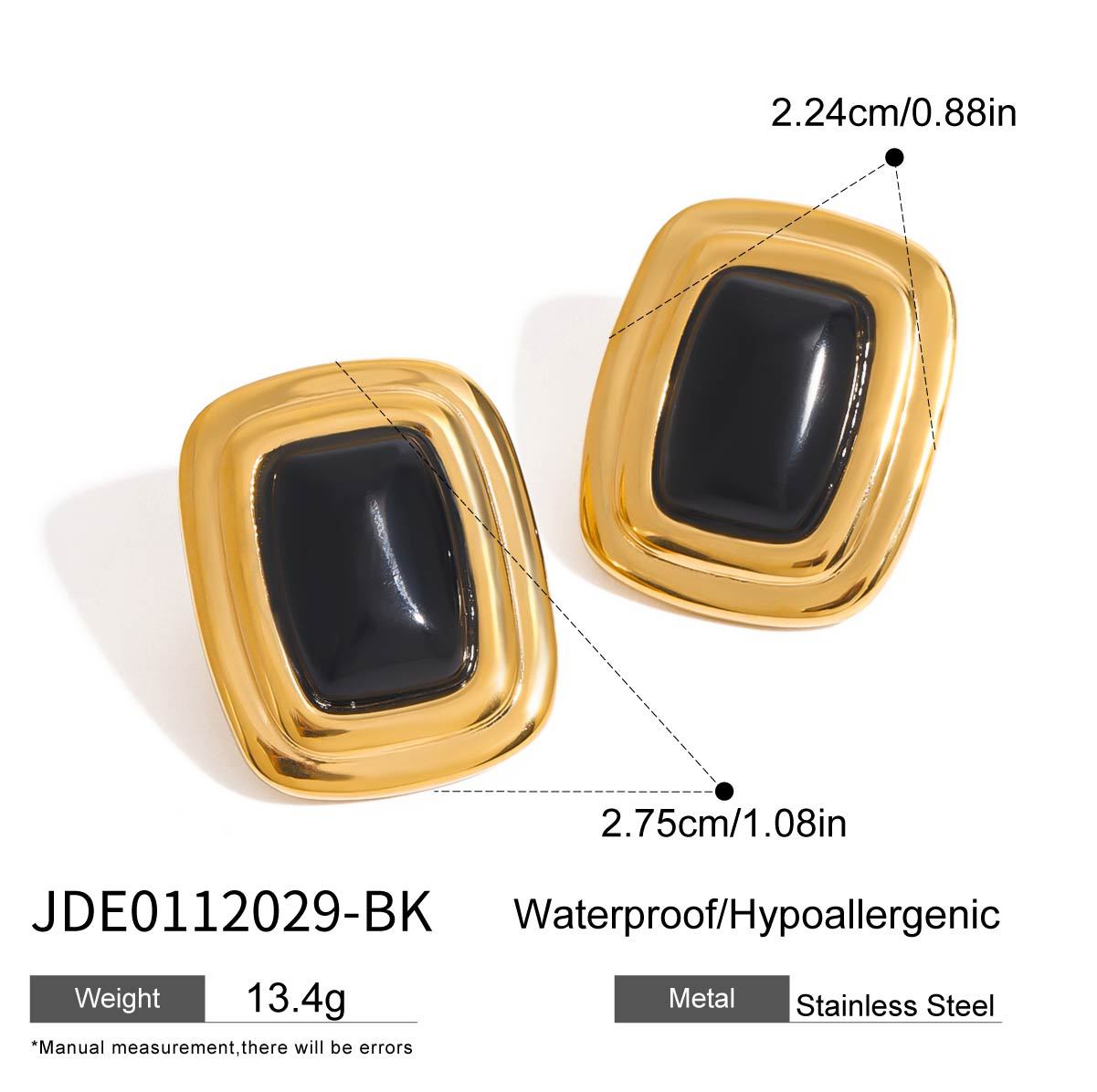 Vintage Stainless Steel Earrings