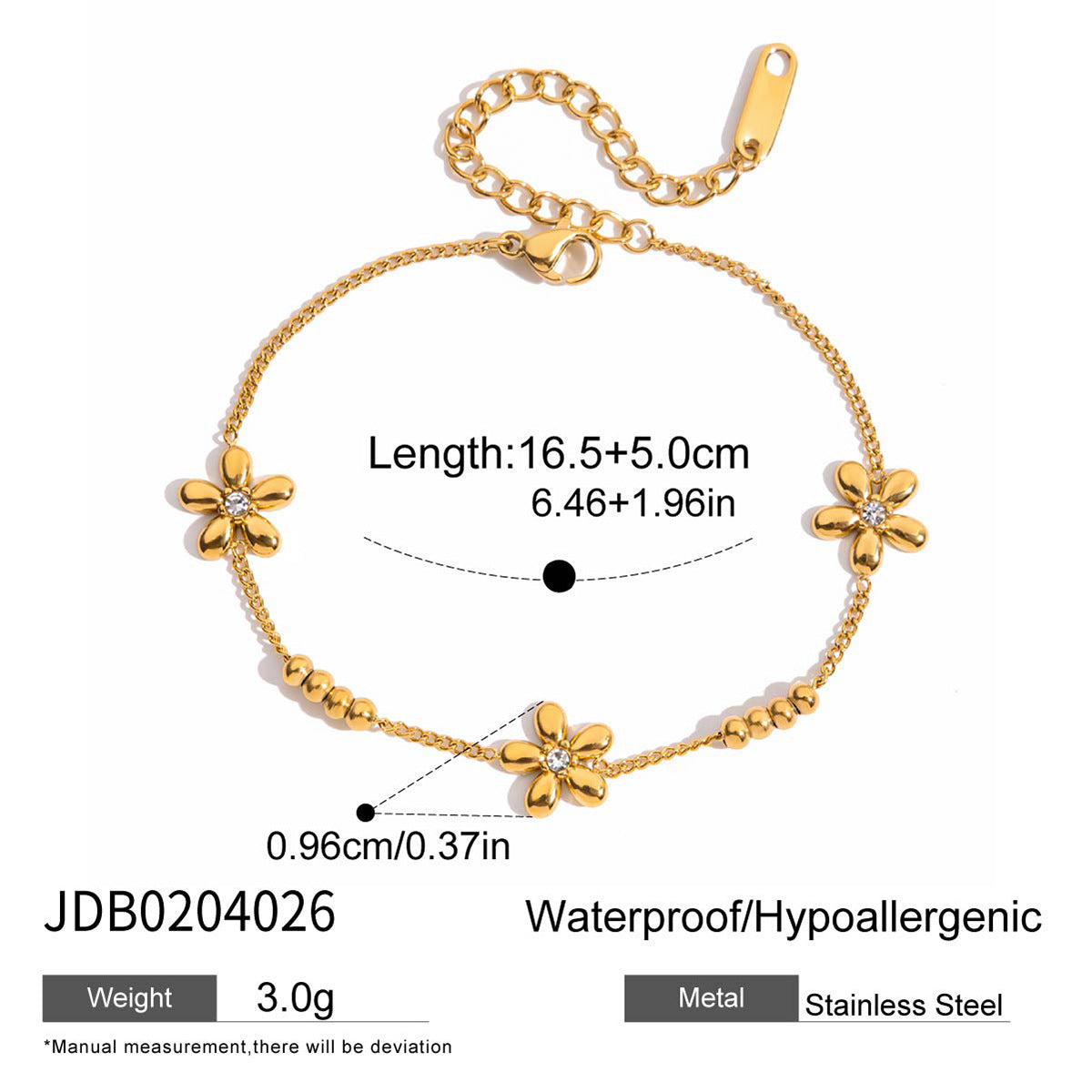 Layered Bracelet Set with Stars, Spiral Pendant, Cross Charms & Flower Charm