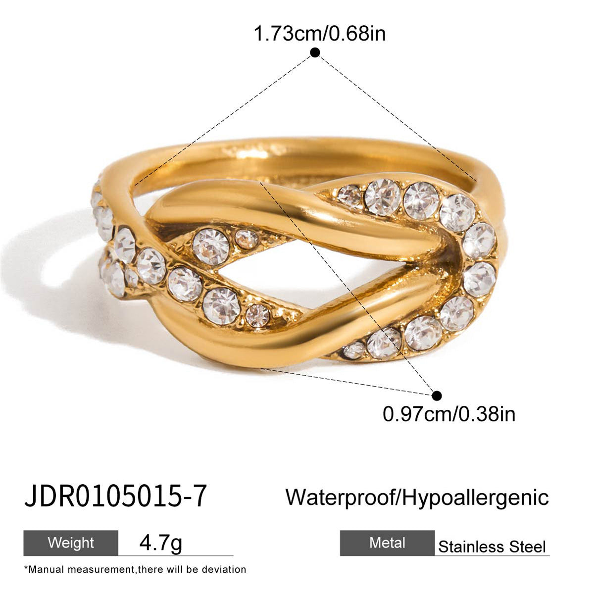Statement Ring Set – Sculptural Knot, Abstract Figure & Twisted Band for Women
