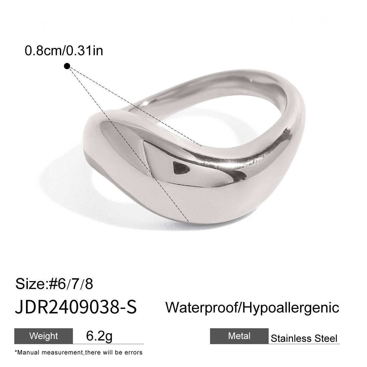 Silver Statement Rings Set – Sculptural Leaf, Stackable Bands & Joint Ring for Women