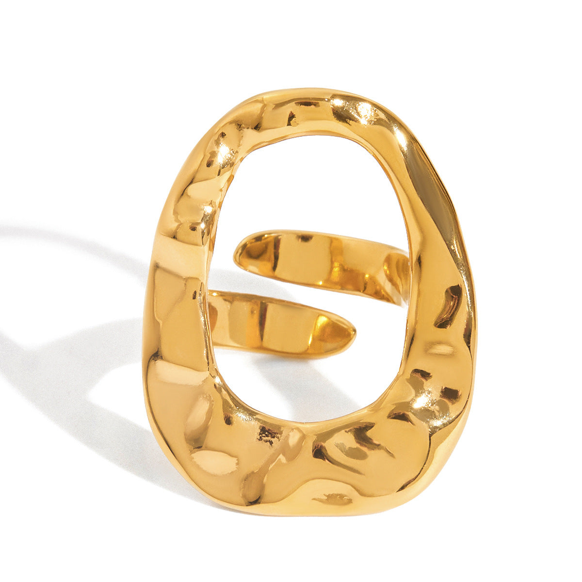 Pearl Cluster Ring & Abstract Spiral Joint Ring Set – Sculptural Statement Rings for Women