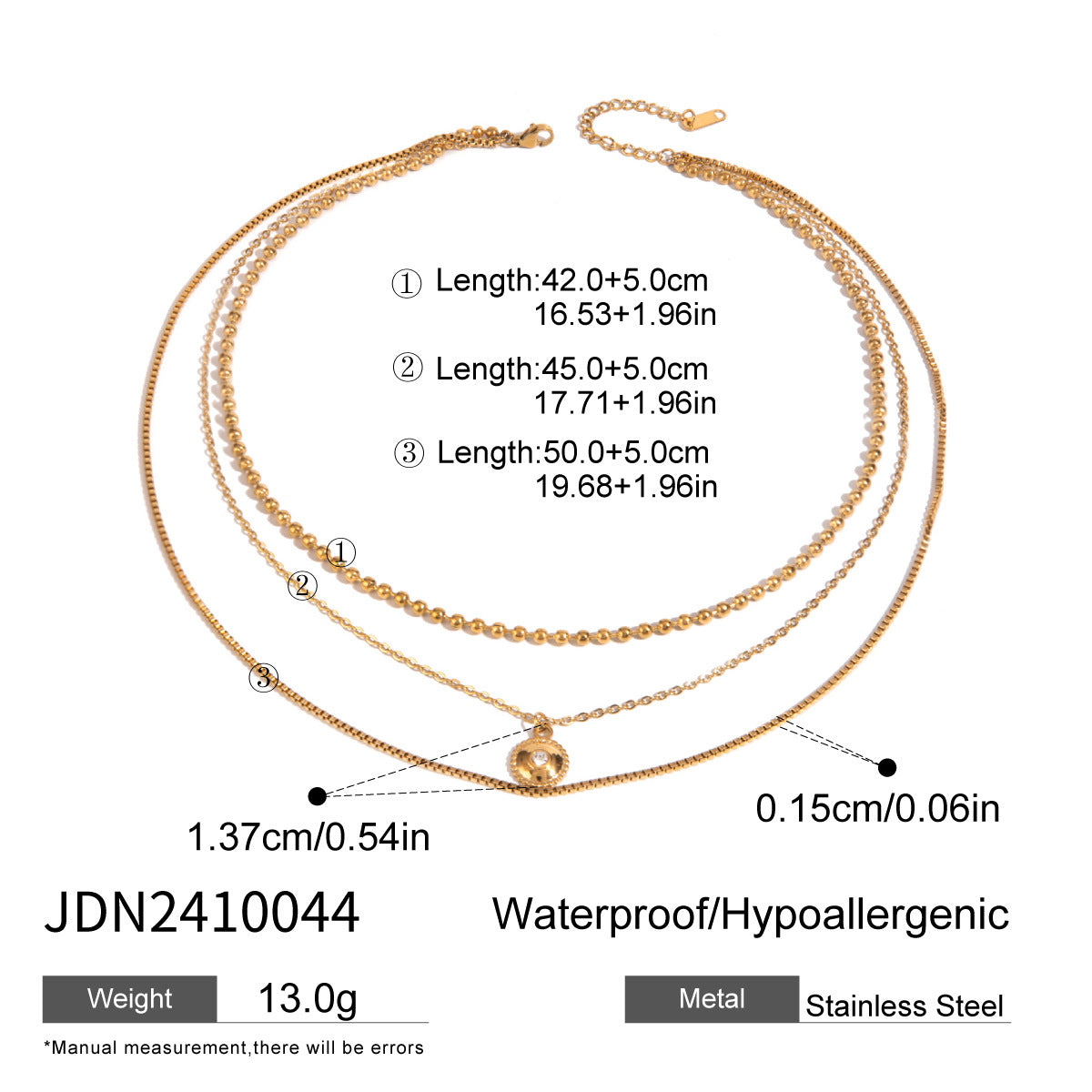 Layered Gold Necklaces Set - Stylish Chain Jewelry for Women