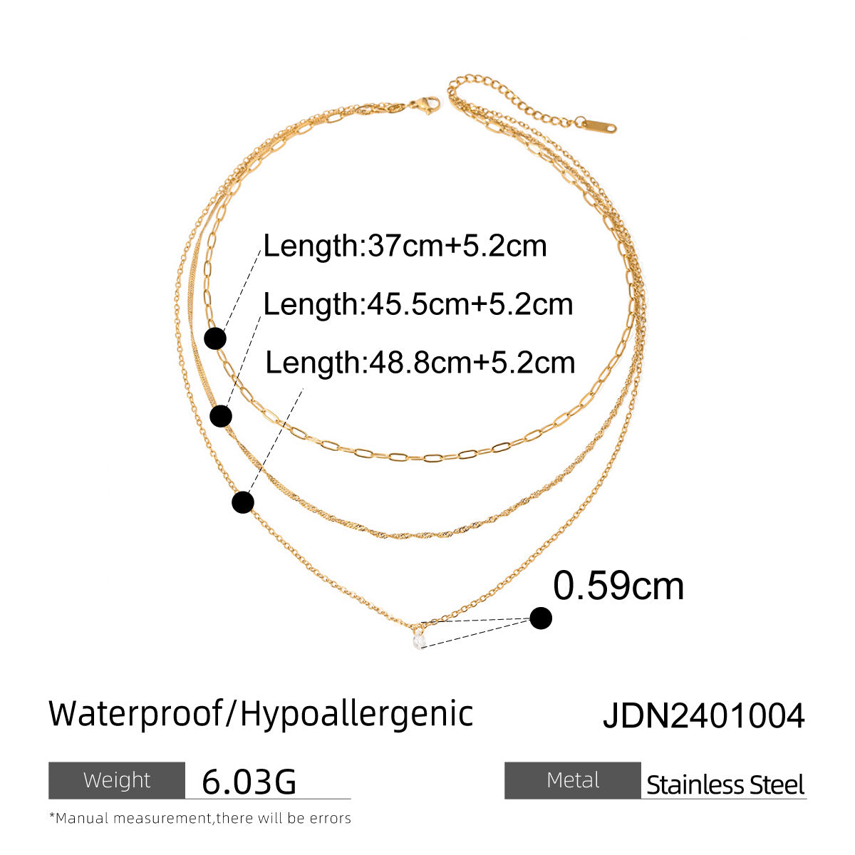 Layered Gold Necklaces Set - Stylish Chain Jewelry for Women