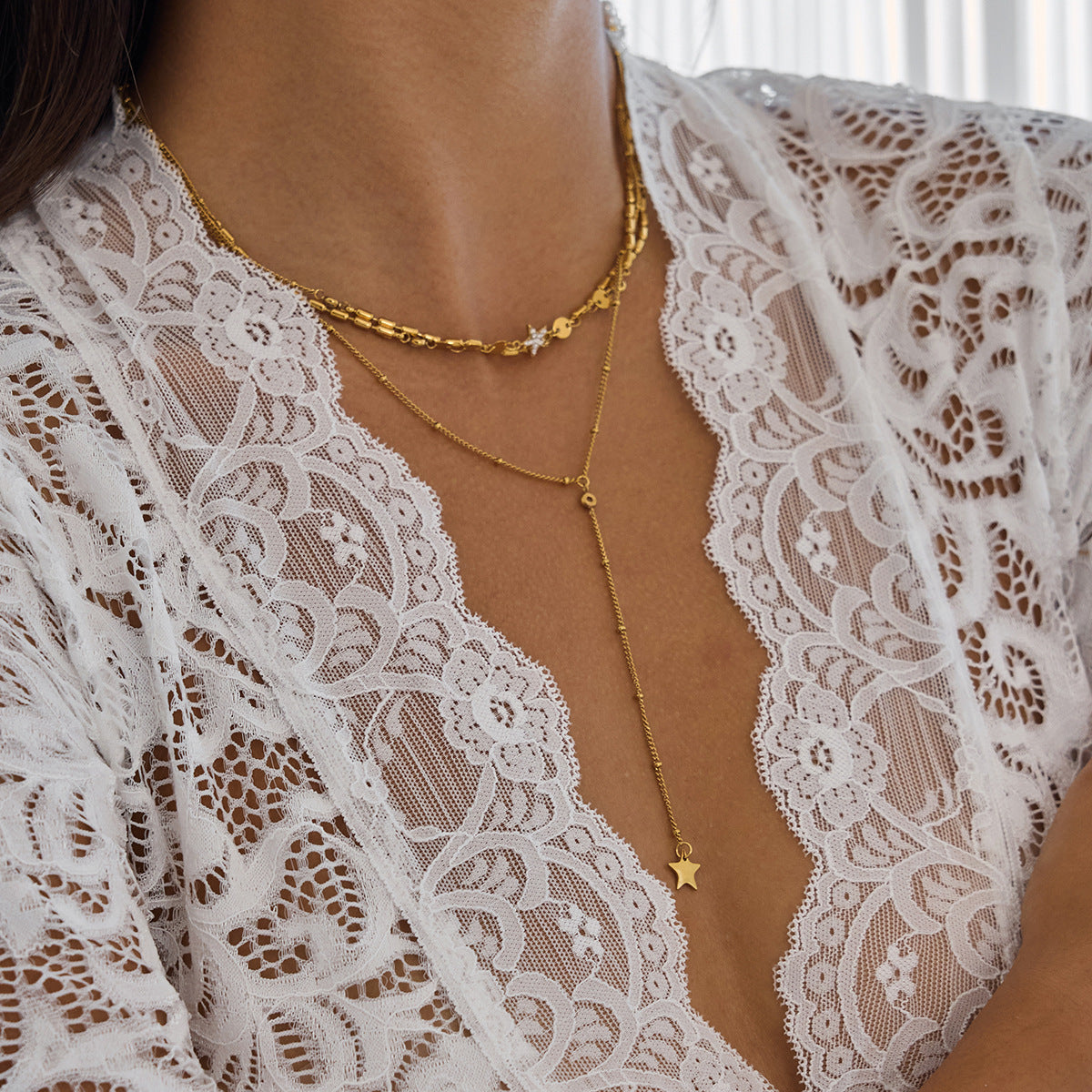 Dainty Gold Y - Necklace for Women | Elegant Layering Jewelry
