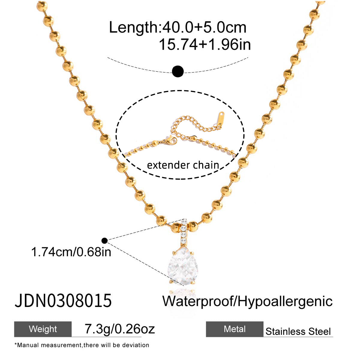 Solitary Diamond Pendant Necklace -- Exquisite and Elegant Jewelry