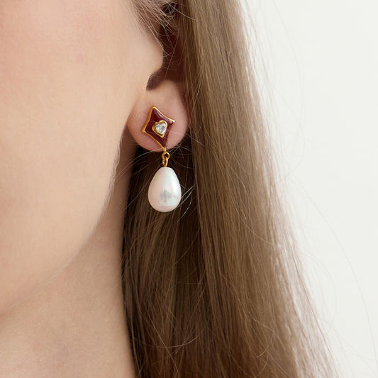 Vintage Pearl Earrings