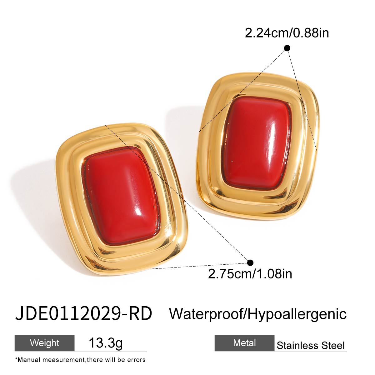 Vintage Stainless Steel Earrings