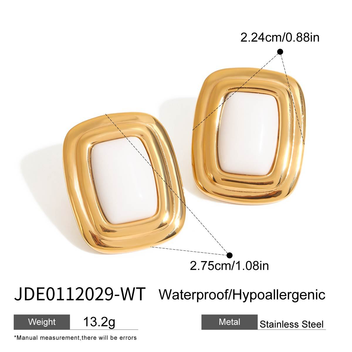 Vintage Stainless Steel Earrings