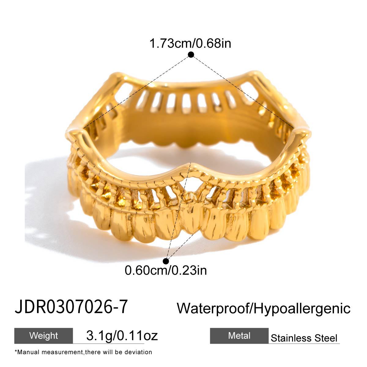 Vintage Stackable Rings – Baroque Crown, Pearl & Lace Design, Statement Finger Rings for Women