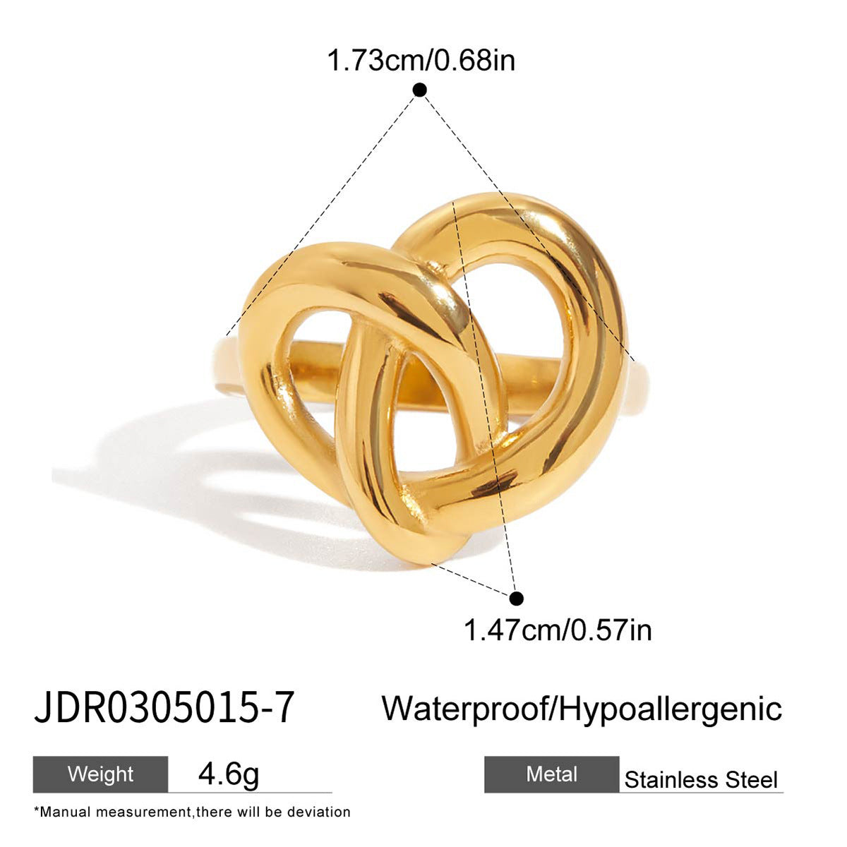 Titanium Steel Love Ring