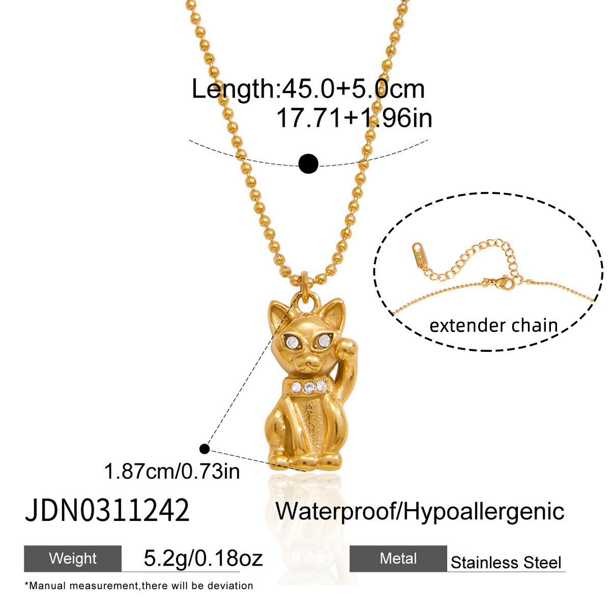 Dazzling Pet - themed Gold - plated Pendants with Crystals
