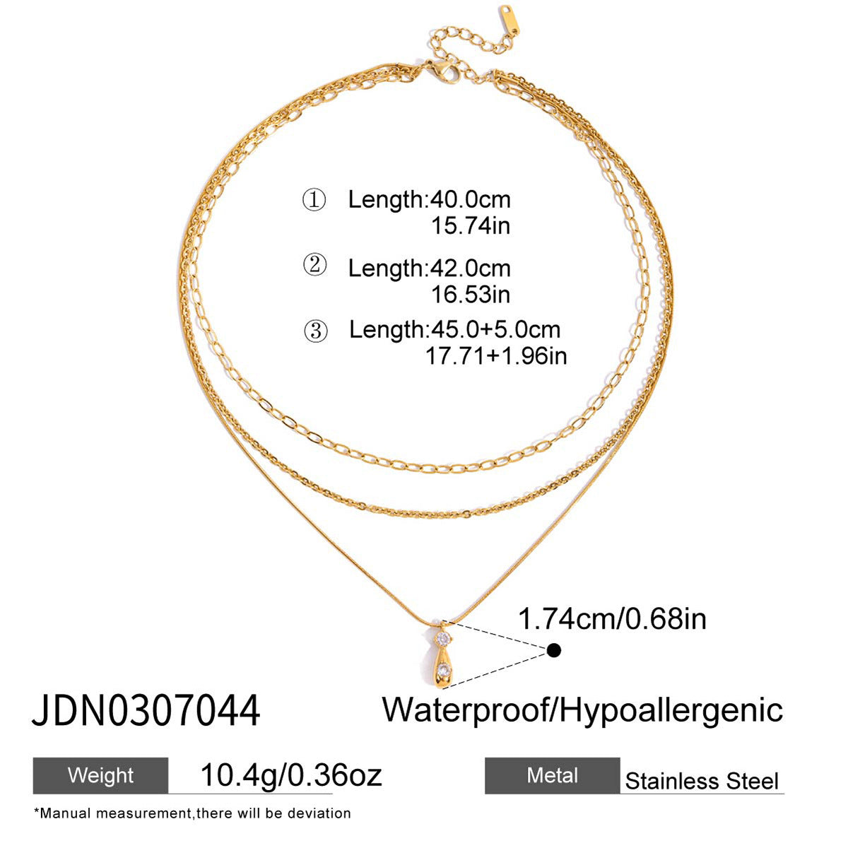 Layered Gold Necklaces Set - Stylish Chain Jewelry for Women