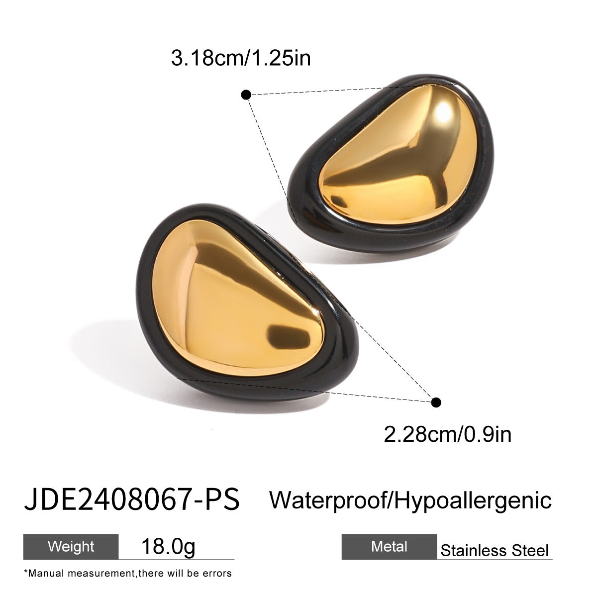 Vintage-style Stainless Steel Earrings