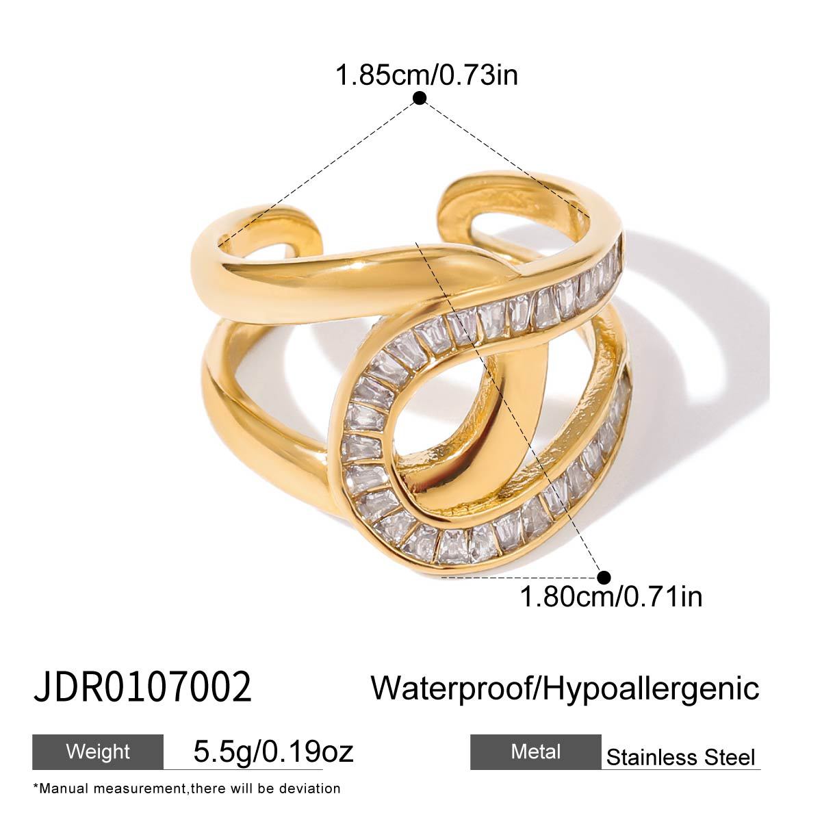 Statement Ring Set – Sculptural Knot, Abstract Figure & Twisted Band for Women